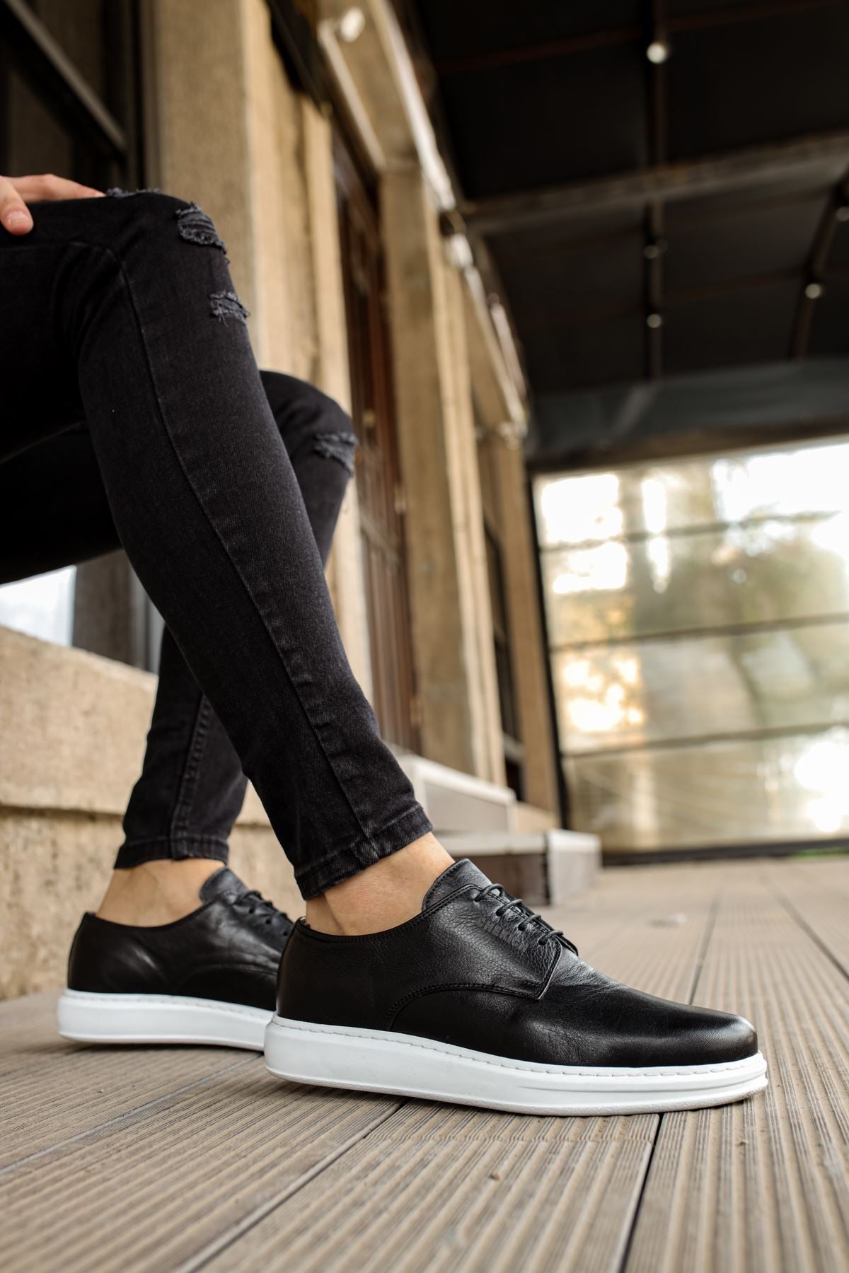 MS003 - DBT Classica Pelle Di Cuoio Erkek Ayakkabı