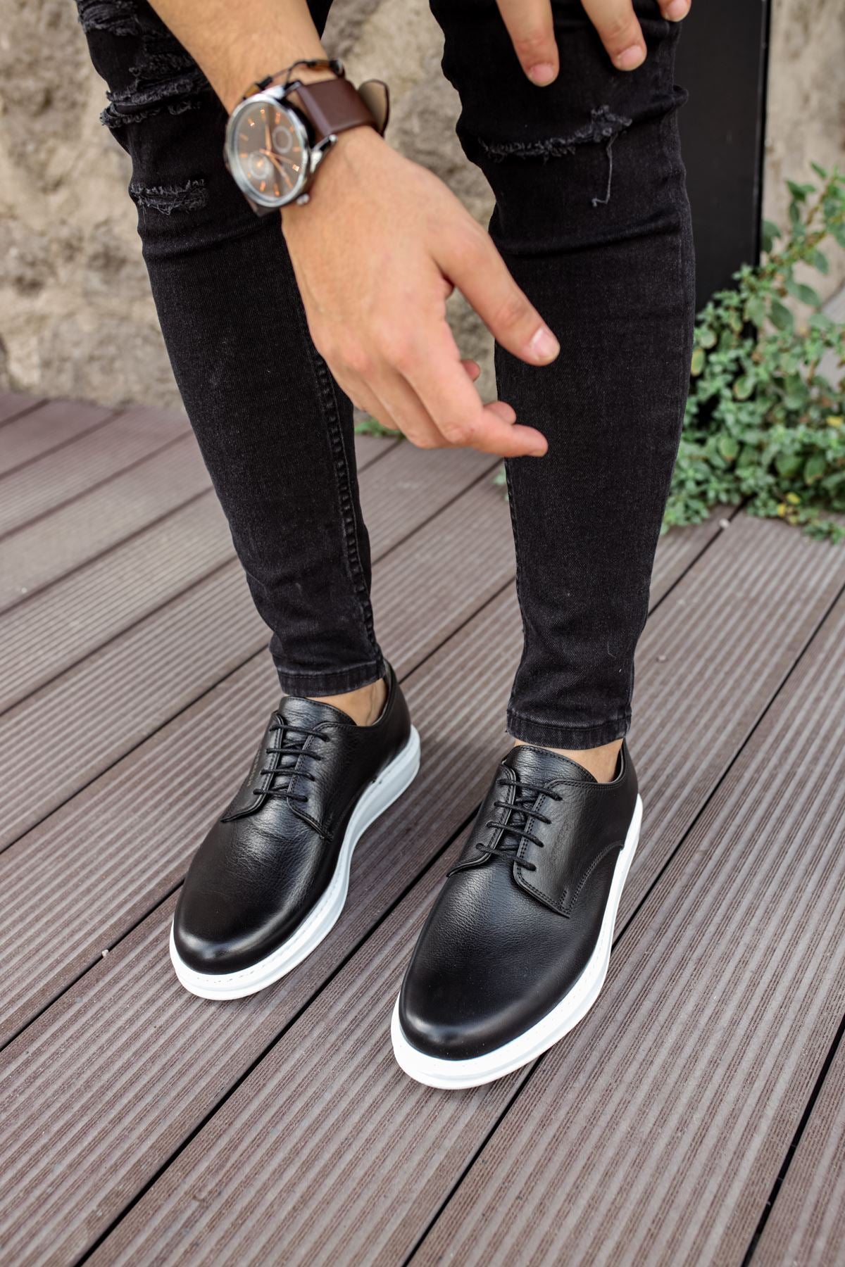 MS003 - DBT Classica Pelle Di Cuoio Erkek Ayakkabı