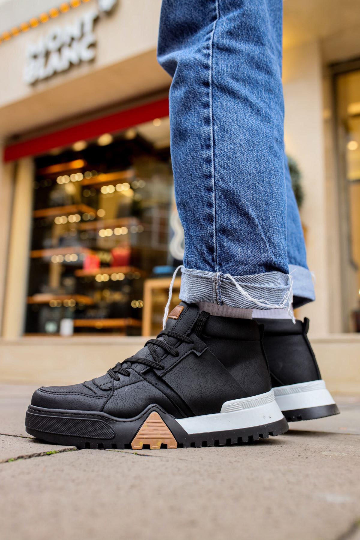 MS057 - GSBT Ghost Line Erkek Bot SIYAH/SIYAH