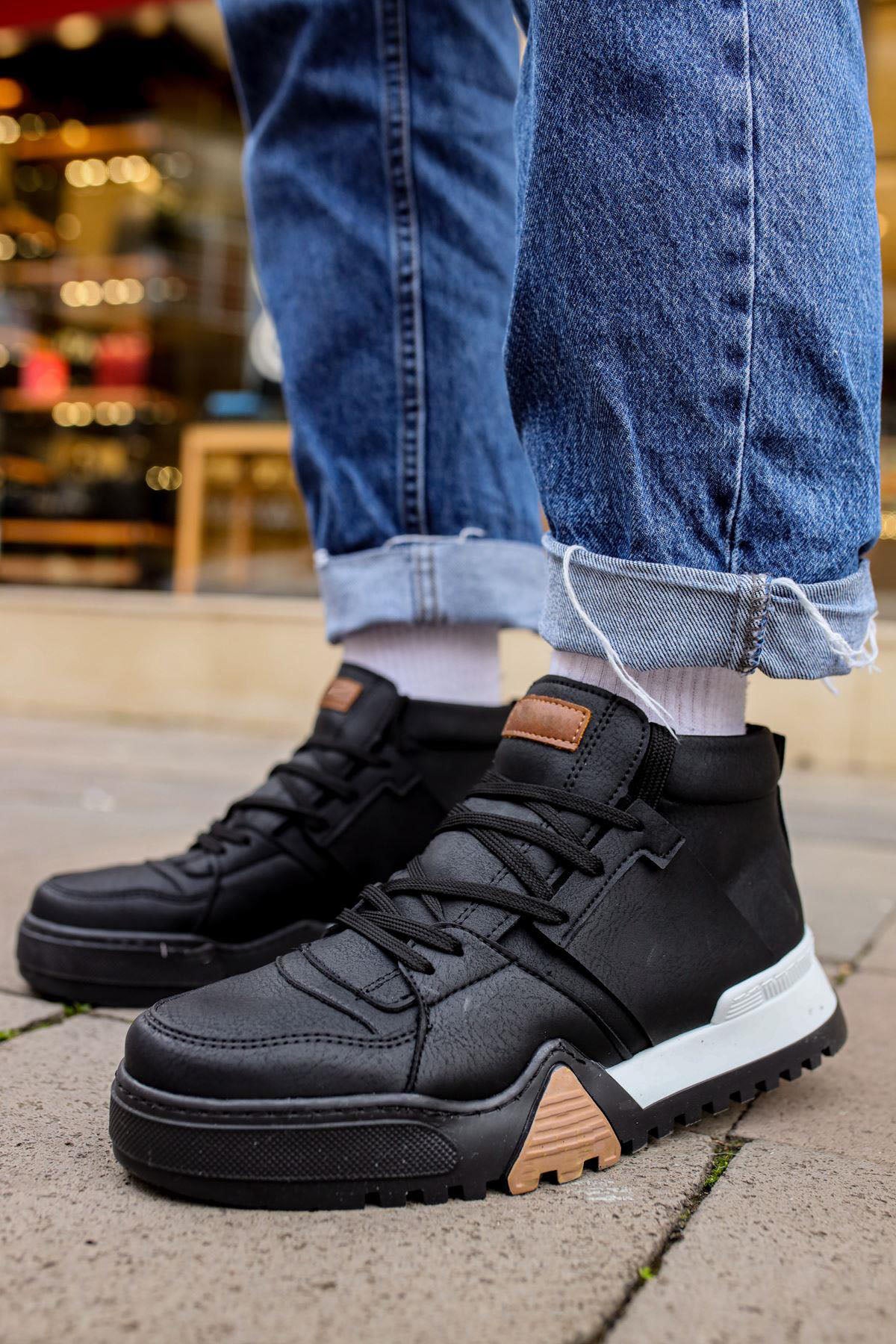 MS057 - GSBT Ghost Line Erkek Bot SIYAH/SIYAH